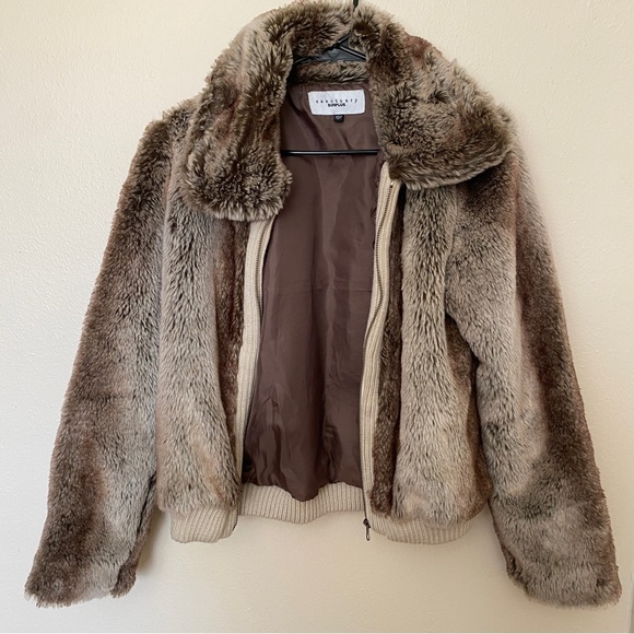 Sanctuary Faux Fur Bomber Jacket - Picture 3 of 4